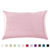 Pillowcase Satin Solid Color Simulation Silk Single Pillowcase Ice Silk Pillowcase - Image 6
