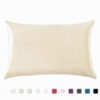 Pillowcase Satin Solid Color Simulation Silk Single Pillowcase Ice Silk Pillowcase - Image 4