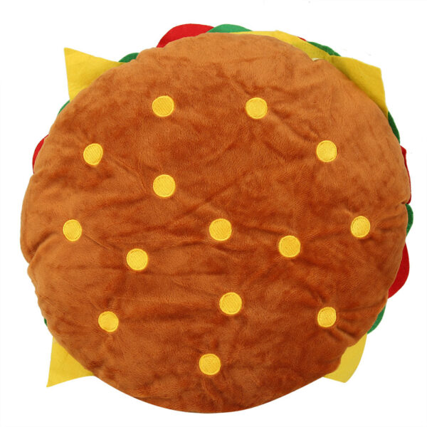Simulation Burger Cushion Sofa Lumbar Pillow Super Soft Child Household Throw Pillow - Image 10
